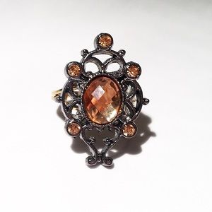 Tangerine Cocktail Ring